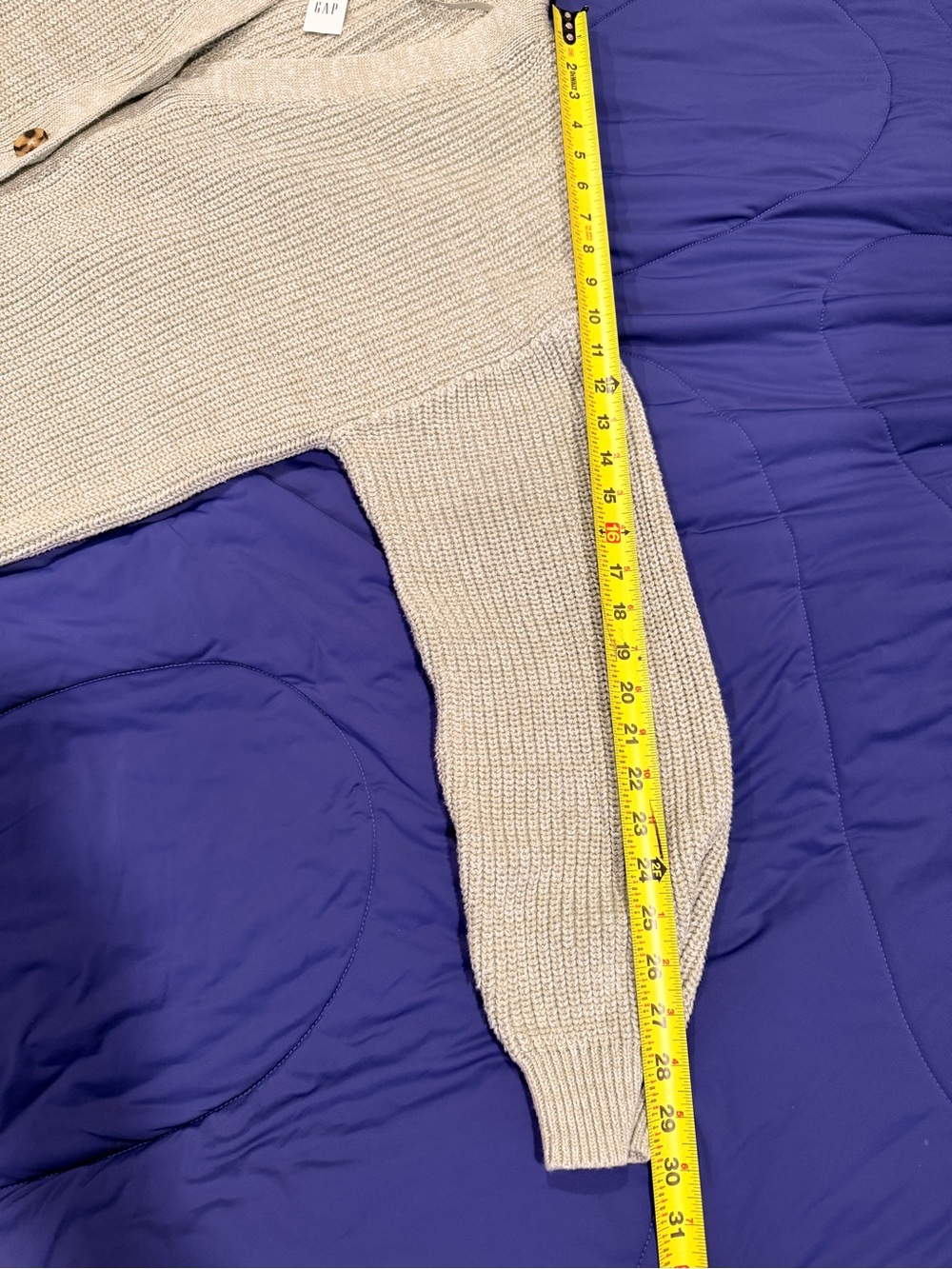 GAP Light Sage Button-Up Knit Cardigan - Picture 8 of 8